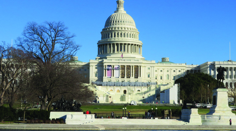 U.S. Capitol on a sunny day